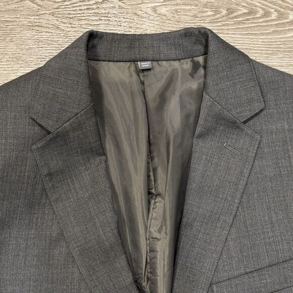 Bonobos Blazer Mens 38R Gray Wool Slim Fit Sport Coat Suit Jacket - Picture 3 of 10